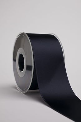 Satinbånd 50 mm Sort