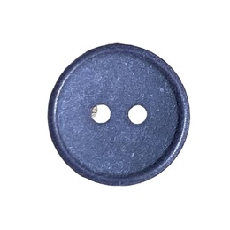 Plastikknap med 2 huller 15 mm i Mørkegrå