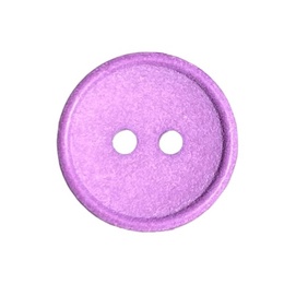 Plastikknap med 2 huller 15 mm i Syrén