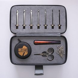 Hæklenålesæt med udskiftelige nåle fra KnitPro