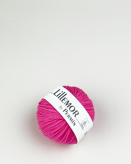 Økologisk merinould Lillemor by Permin 882815 Hot Pink