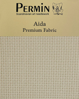 Broderistof Precut broderistof Aida 5,4 tr. Lambswool