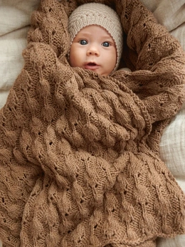 Babytæppe med mønster