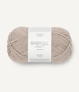 Garn Babyull Lanett 2650 Beigemeleret