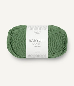 Garn Babyull Lanett 8543 Grøn
