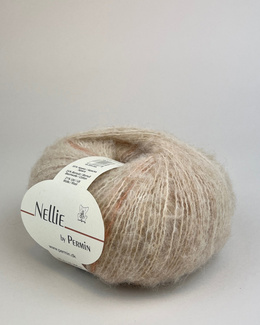 Garn 882409 Nellie Lys beige og koral