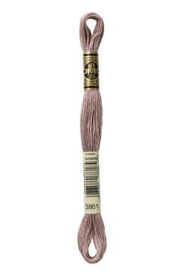 Broderigarn Mouline Spécial 25 farve 3861 Mauve
