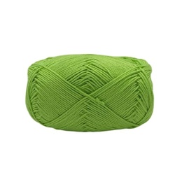 Garn Bomuldsgarn 8/4 farve 70 Limegrøn