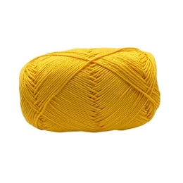 Garn Bomuldsgarn 8/4 farve 72 Gul