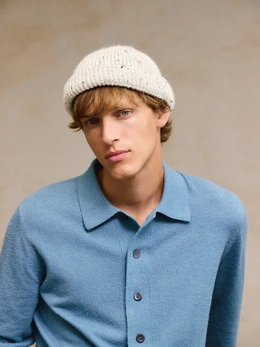 Strikkeopskrift til hue til mænd