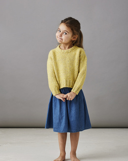 Strikkeopskrift til en blød sweater til børn