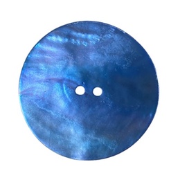 Perlemorsknap i blå