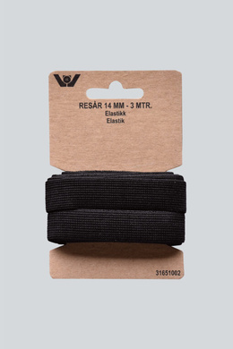 Sort elastik 10 mm