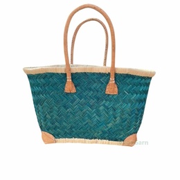 Sildebensflettet kurvetaske str. small Turkis