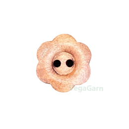 Træknap formet som en blomst