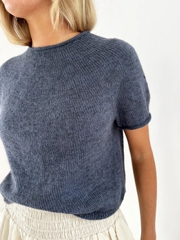 Strikkeopskrift til en begyndervenlig sommerbluse