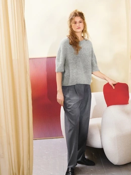 Strikkeopskrift til en hjemmestrikket bluse