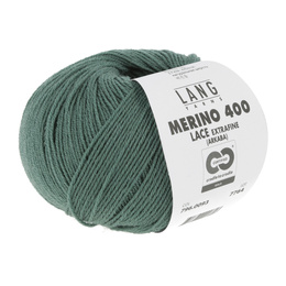 Garn Merino 400 Lace 0093 Grøn