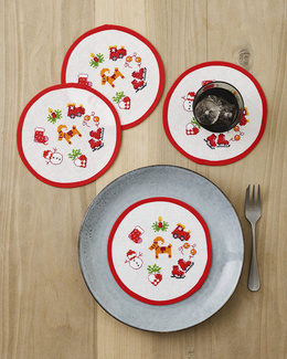 jule Broderikit til mellemlægsservietter