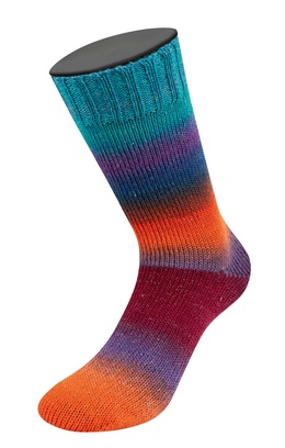 Color Mix Sparks 7616 - Strømpegarn med glimmer