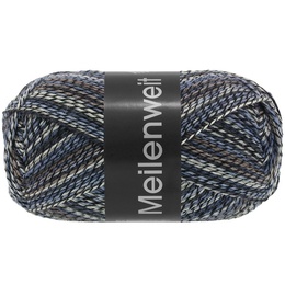 Multifarvet Strømpegarn i dæmpede farver