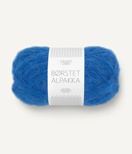 Garn Børstet Alpakka 6046 Jolly Blue