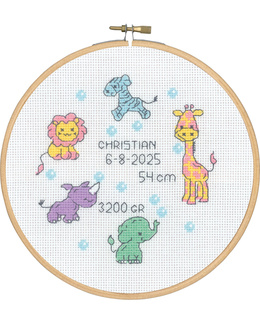 Broderikit til dåbsklud