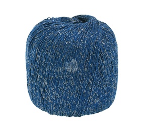 Glimmergarn Brillino 012 Mørkeblå/Sølv