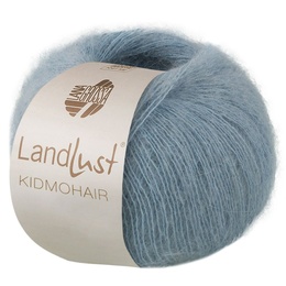Garn Landlust Kidmohair 007 Lyseblå