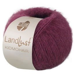 Garn Landlust Kidmohair 014 Brombær