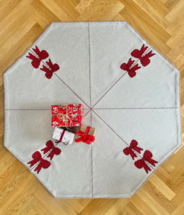 Broderikit til stort juletræstæppe