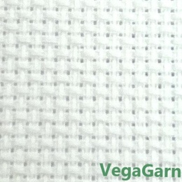 Hvid Aida 4,4 tråde Broderistof