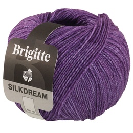 Garn Brigitte Silkdream 11 Blåviolet