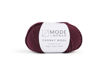 Garn Chunky Wool 020 Burgund