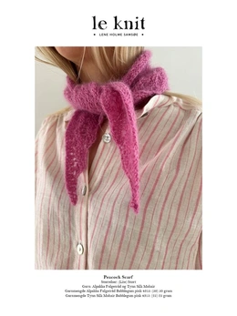 peacock-scarf-strikkeopskrift