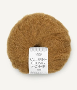 Tykt mohairgarn Ballerina Chunky Mohair 2152 Vintage Gold