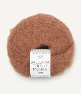 Garn Ballerina Chunky Mohair 3342 Mocha Mousse