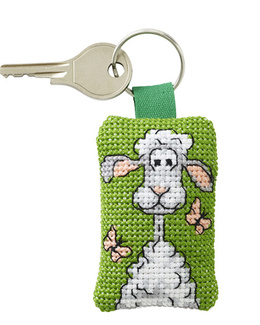 Broderikit til nøglering