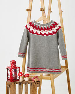 Strikkeopskrift til julekjole til piger