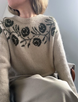 Rosie Yoke Blouse - Strikkeopskrift