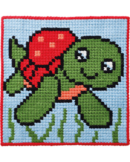 boernebroderi-med-skildpadde