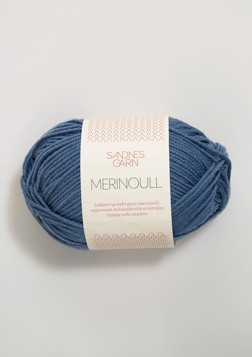 Garn Merinoull 6052 - Jeansblå
