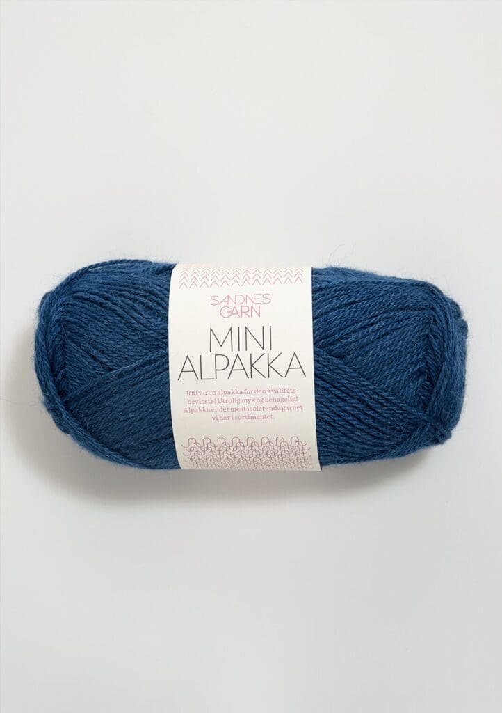 Garn Mini Alpakka 6063 Inkblå