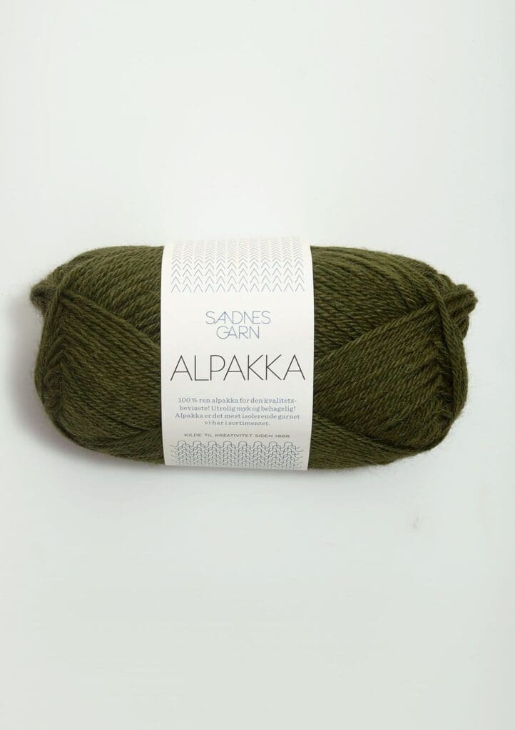 Garn Alpakka 9573 - Mosegrøn