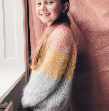 Madeline Sweater x mohair junior fra Mille Fryd