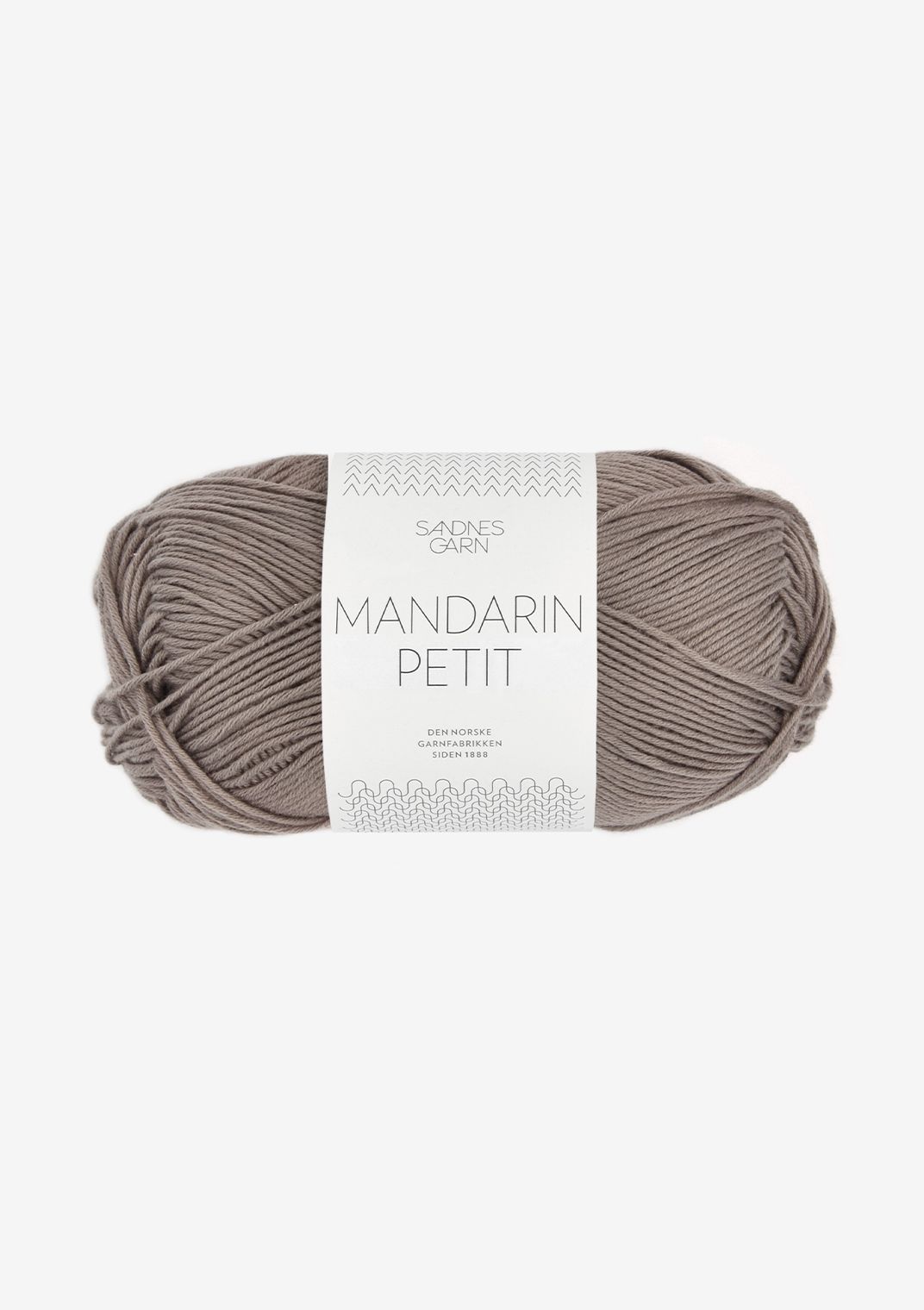 Garn Sandnes Mandarin Petit 3870 Hørbrun