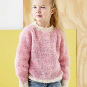 Strikkeopskrift på Raglansweater til børn