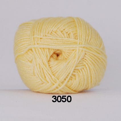 Garn Hjertegarn Bamboo Wool 3050 Gul