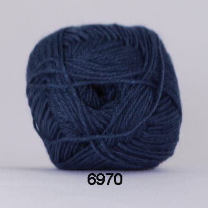 Garn Hjertegarn Bamboo Wool 6970 Jeansblå