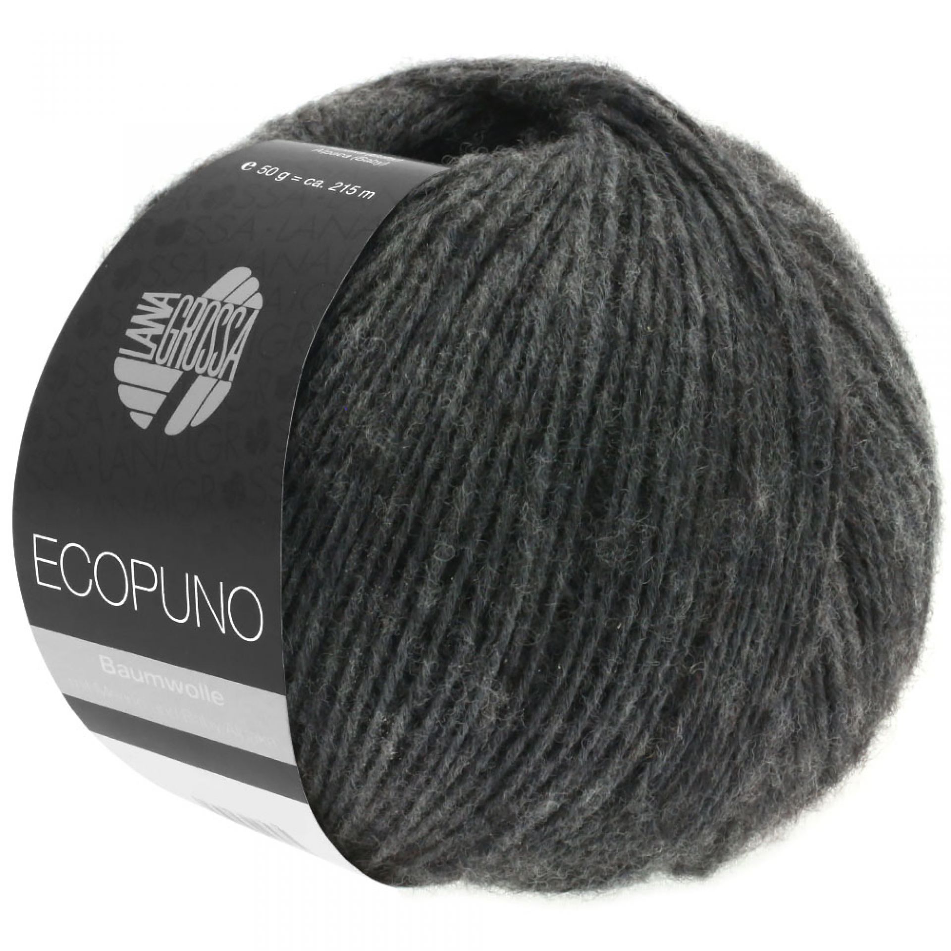 Garn Ecopuno 015 Mørkegrå